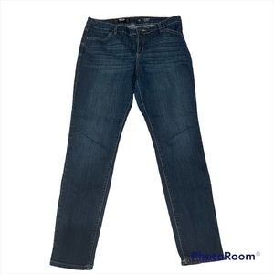Mid Rise Skinny Dark Wash Jeans